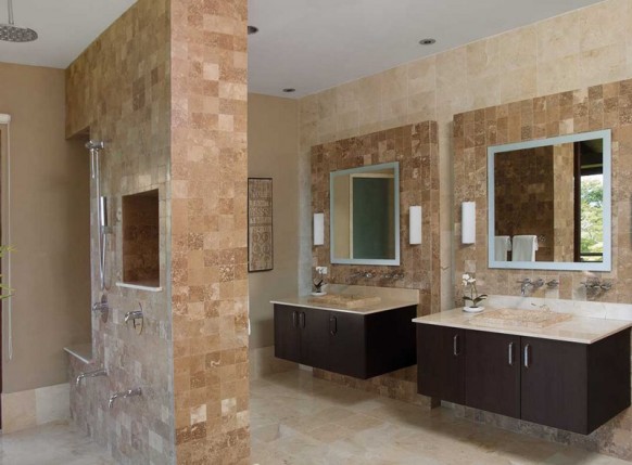 limestone tiles for Bathroom