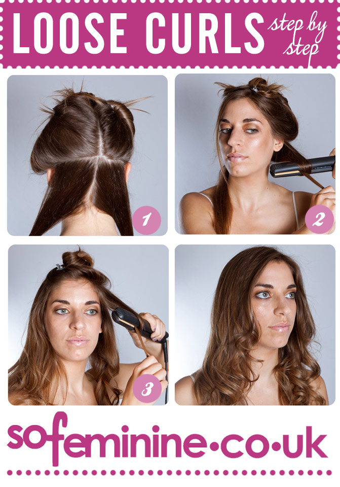 loose curls step by step guide