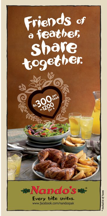 Nando's Pakistan Meal Deal - Rewaj | Women Lifestyle