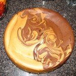 Orange Chocolate Swirl Cheesecake for Christmas