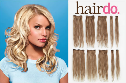 Jessica Simpson hair extensions