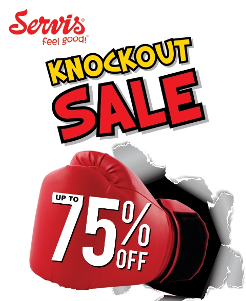 Service Knock out Sale