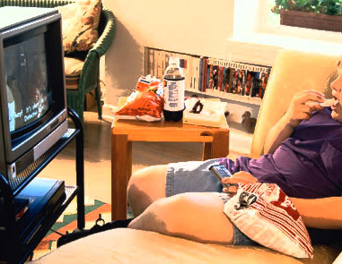 Couch potatoes double risk of lung blood clots