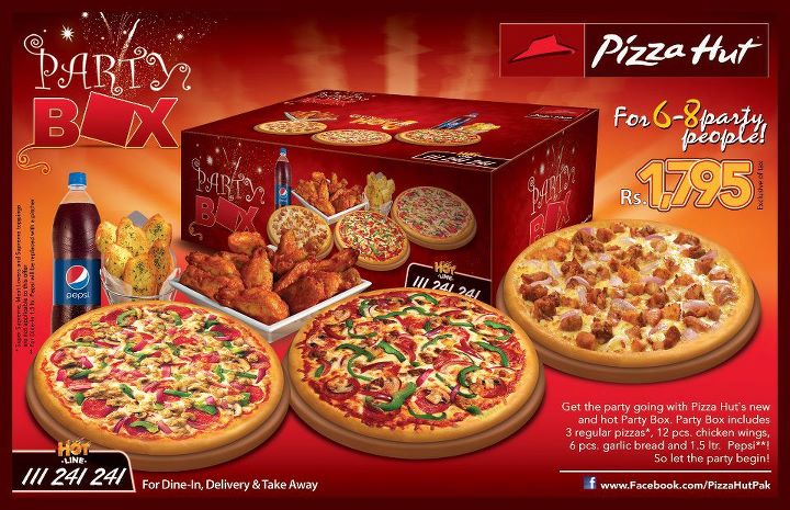 Pizza Hut party box deal