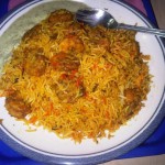 Prawn Biryani at Biryani of the Seas