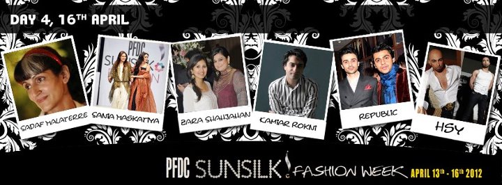 PFDC Sunsilk Fashion Week 2012 day 4