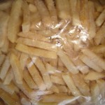 Homemade Frozen French Fries