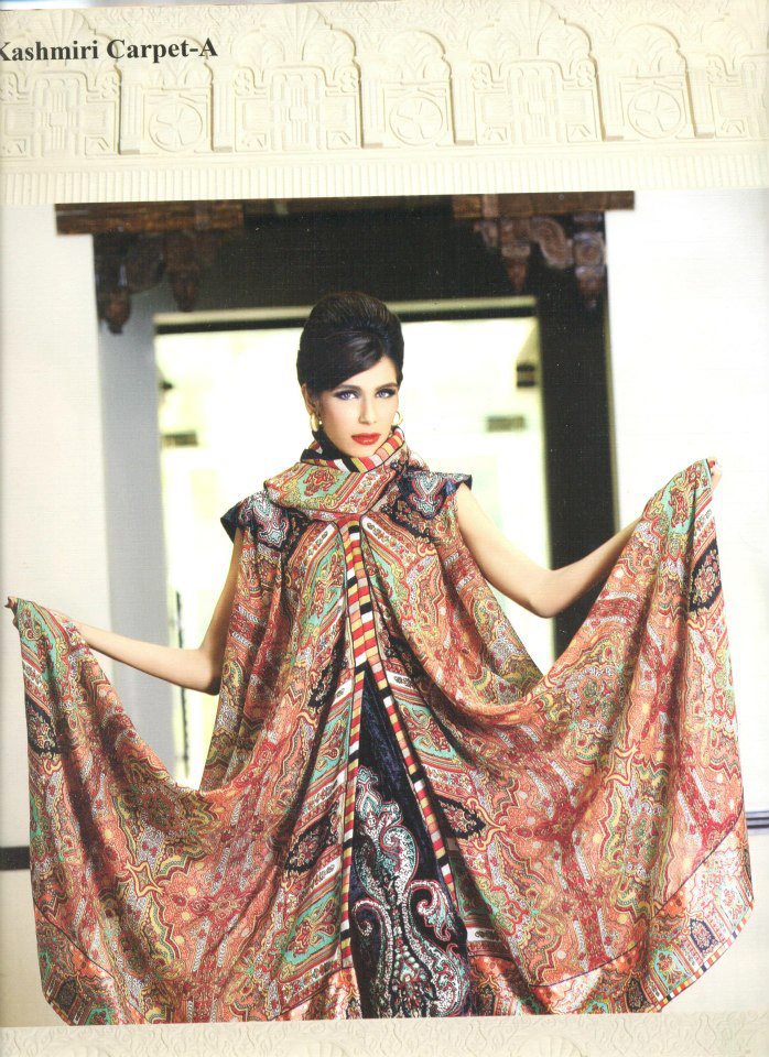 Pashmina Kashmiri Carpet lala winter collection 2012