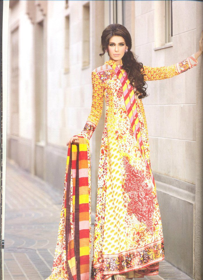 Pashmina Persian Paisley print by Lala winter collection 2012