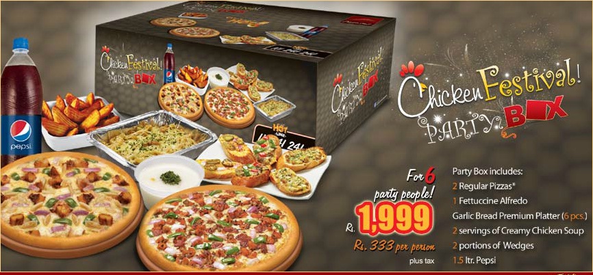 Pizza Hut Chicken festival deal